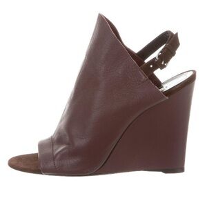 Balenciaga Leather Glove Wedges